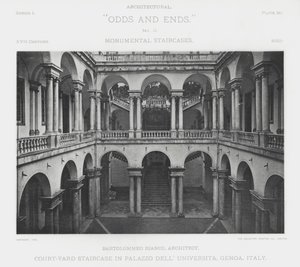 Gårdstrapp i Palazzo Dell