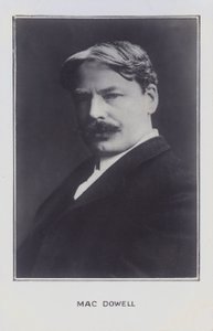 Edward MacDowell , amerikansk komponist (s/hvitt bilde) av American Photographer (after)