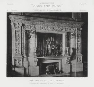Peis: Chateau De Pau, Pau, Frankrike (s/hvitt bilde) av American Photographer (after)