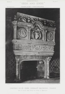 Peis: Chateau De St Ouen, Chemaze, Mayenne, Frankrike (s/h foto) av American Photographer (after)