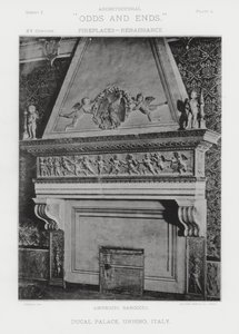 Peis: Ducal Palace, Urbino, Italia (s/hvitt bilde) av American Photographer (after)
