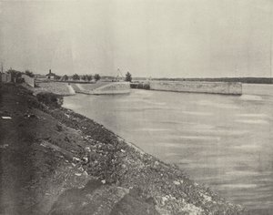 Regjeringslåser nær Keokuk, Iowa (s/hvitt-bilde) av American Photographer (after)