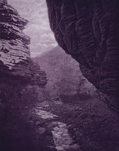 Grand canyon of the Colorado, nær Temple of Set (s/h-bilde) av American Photographer (after)