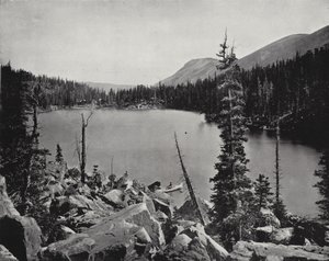 Green Lake, Colorado (s/hvitt bilde) av American Photographer (after)