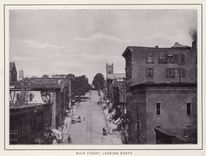 Jamestown, NY: Main Street, ser nordover (s/hvitt-bilde) av American Photographer (after)