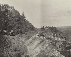 Lookout Mountain, nær Dundas, Ontario (s/hvitt-bilde) av American Photographer (after)