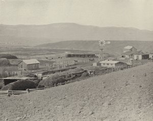 Montana Horse Ranch (s/hvitt bilde) av American Photographer (after)