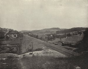 Natural Gas Wells, Grapeville, Pennsylvania (s/hvitt-bilde) av American Photographer (after)