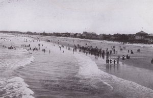Old Orchard Beach, Maine: Old Orchard Beach (s/hvitt bilde) av American Photographer (after)