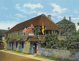 Eldste hus i USA, St Francis Street, St Augustine, Florida (bilde)