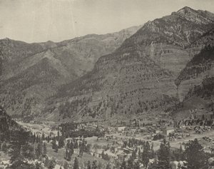 Ouray, Colorado (s/hvitt bilde) av American Photographer (after)