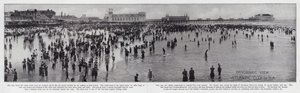 Panoramautsikt, Atlantic City, USA (s/hvitt-bilde) av American Photographer (after)