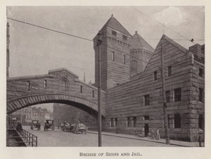 Pittsburgh: Bridge of Sighs and Jail (s/hv-bilde) av American Photographer (after)