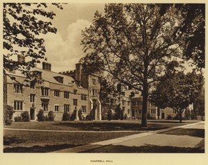 Princeton University: Campbell Hall (s/hvitt bilde) av American Photographer (after)