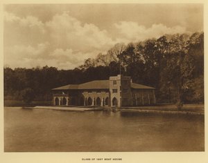 Princeton University: Class of 1887 Boat House (s/hvitt-bilde) av American Photographer (after)