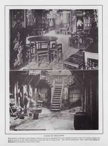 San Francisco: Scener i Chinatown (s/hvitt bilde) av American Photographer (after)