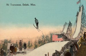 Skihoppkonkurranse, Duluth, Minnesota, USA (bilde) av American Photographer (after)