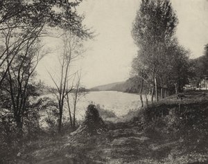 Delaware River ved Milford, New Jersey (s/hvitt bilde) av American Photographer (after)