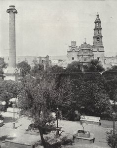 Plaza Aguas Calientes (s/hvitt bilde) av American Photographer (after)