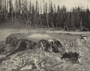 The Punch Bowl, Yellowstone nasjonalpark (s/hv-bilde) av American Photographer (after)