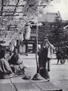 Verandaen til et Kioto-tehus (s/hvitt-bilde) av American Photographer (after)