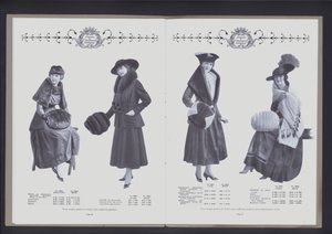 To-siders oppslag fra The Theatre of Fur Fashion (s/hv-bilde) av American Photographer (after)