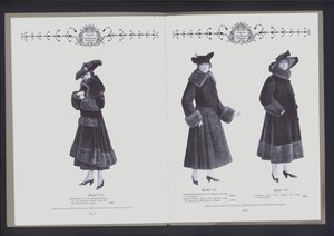 To-siders oppslag fra The Theatre of Fur Fashion (s/hv-bilde) av American Photographer (after)