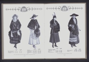 To-siders oppslag fra The Theatre of Fur Fashion (s/hv-bilde) av American Photographer (after)