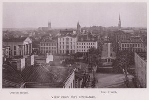 Utsikt fra City Exchange (s/hvitt bilde) av American Photographer (after)