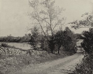 Windham Frog Pond, Windham, Connecticut (s/hvitt bilde) av American Photographer (after)