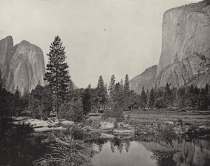 Yosemite Valley, California (s/hvitt bilde) av American Photographer (after)