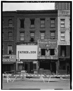70-72 Monroe Avenue (kommersiell bygning), Detroit, Michigan (s/hvitt-bilde) av American Photographer