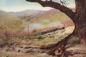 Ascending Cajon Pass, California (farget bilde) av American Photographer