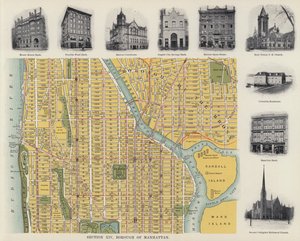 Borough of Manhattan (s/hvitt bilde) av American Photographer