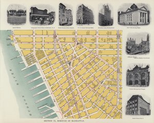 Borough of Manhattan (s/hvitt bilde) av American Photographer
