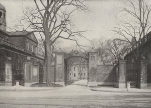 Boston: Johnson#39;s Gate (s/h-bilde) av American Photographer