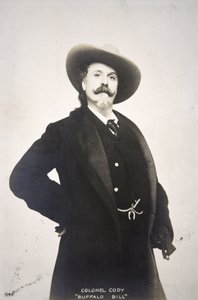 Buffalo Bill (1846-1917) postkort av American Photographer