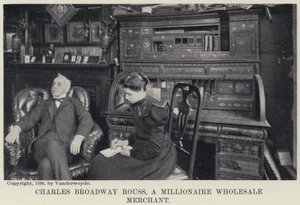 Charles Broadway Rouss, en millionærgrossist (s/hvitt-bilde) av American Photographer