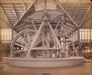 Corliss Engine, Centennial International Exhibition, Philadelphia, 1876 (albumintrykk) av American Photographer
