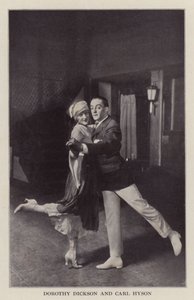 Dorothy Dickson og Carl Hyson (s/h-foto) av American Photographer