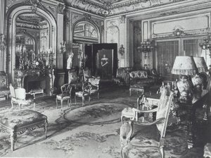 Salong i Astor-familiens hus, Fifth Avenue, New York av American Photographer