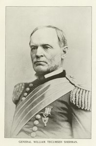 General William Tecumseh Sherman (svart-hvitt fotografi) av American Photographer