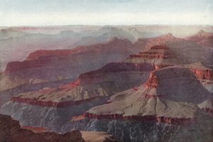 Grand Canyon, Arizona, solnedgang fra Hopi Point (farget bilde) av American Photographer