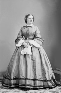 Harriet Lane, ca. 1860 (s/hvitt-bilde) av American Photographer