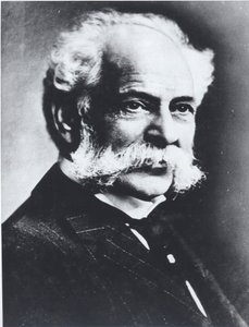 Henry J. Heinz, grunnlegger av bearbeidet næringsmiddelfirma, ca. 1900 (s/hvitt-bilde) av American Photographer
