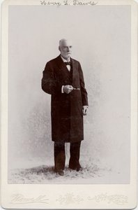 Henry Laurens Dawes (1816-1903), amerikansk senator, foto av Nowell, Pittsfield, Massachusetts (albumfoto) av American Photographer