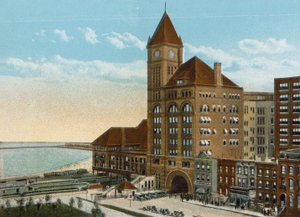Illinois Central Depot (farget bilde) av American Photographer