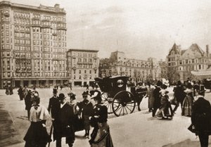 Foran Plaza Hotel, New York City, 1896 av American Photographer
