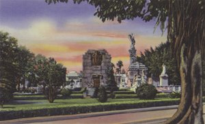 Interiør del Cementerio, Interiør på kirkegården (farget bilde) av American Photographer