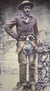 Isom Dart, ca. 1870 (s/hvitt-bilde) av American Photographer